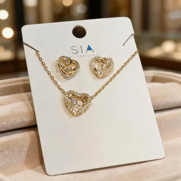Romantic_Heart_CZ_Pendant_&_Earrings_Set