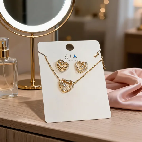 Romantic_Heart_CZ_Pendant_&_Earrings_Set