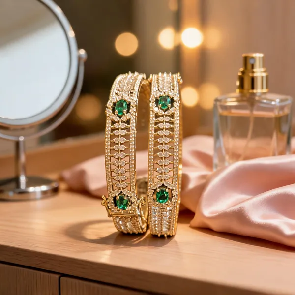 Royal_Emerald_Accent_Geometric_AD_Openable_Kada_Pair