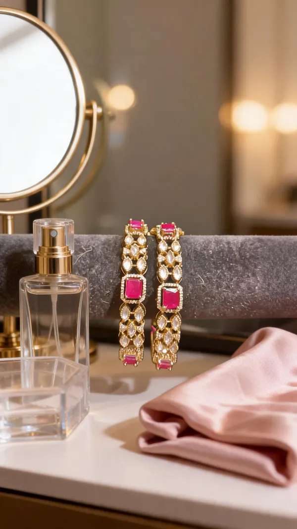 Gold-Tone_Ruby_Red_&_CZ_Kundan_Bangles_Pair