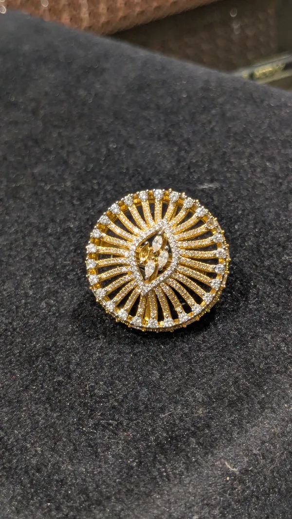 Gold_Plated_Round_CZ_Statement_Cocktail_Ring