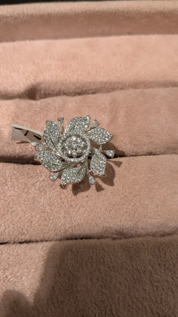 Silver_Plated_Floral_CZ_Statement_Ring