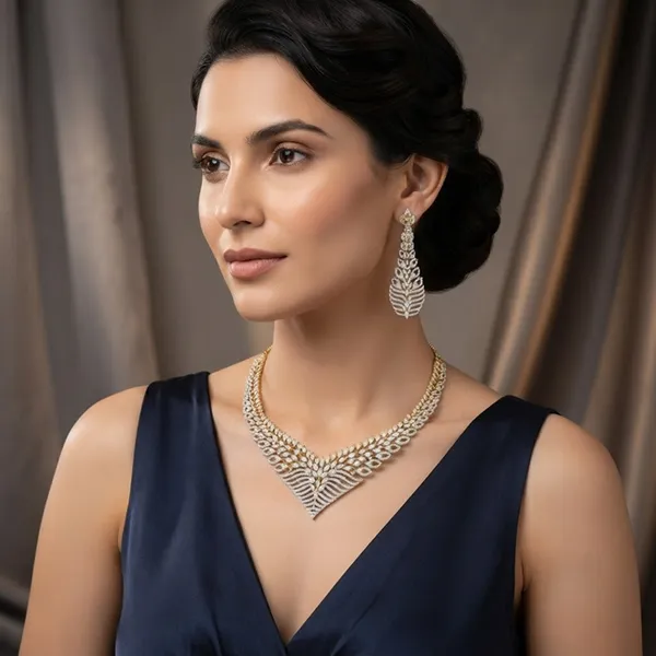 Royal_Leaf_Sparkle_Necklace_Set