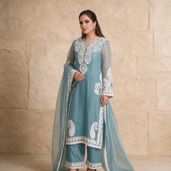 Blue_Cotton_Palazzo_Set_For_Women