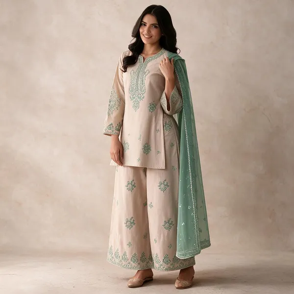 Beige_Cotton_Palazzo_Set_For_Women