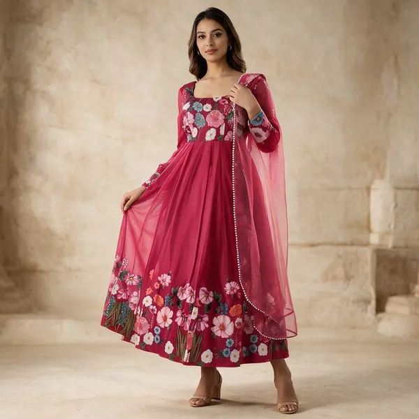 Pink_Cotton_Anarkali_For_Women