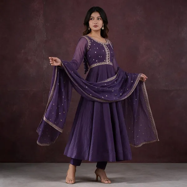 Purple_Cotton_Anarkali_For_Women