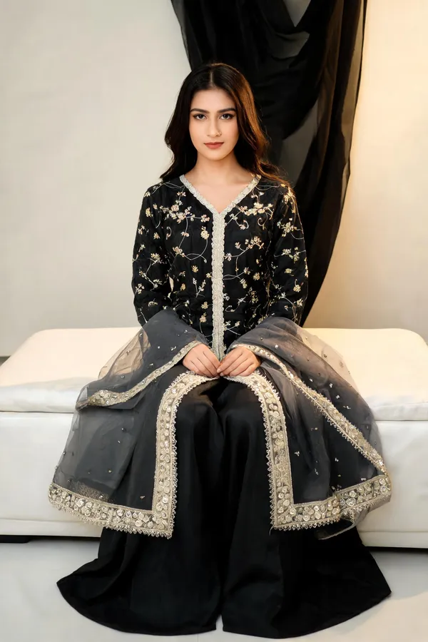 Black_Cotton_3_Pcs_Palazzo_Pair_For_Women
