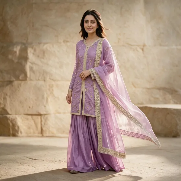 Lavender_Cotton_3_Pcs_Palazzo_Pair_For_Women