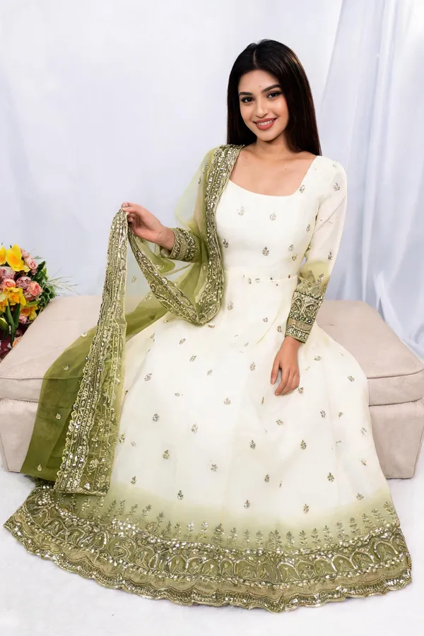 Ivory_Georgette_Gown_For_Women