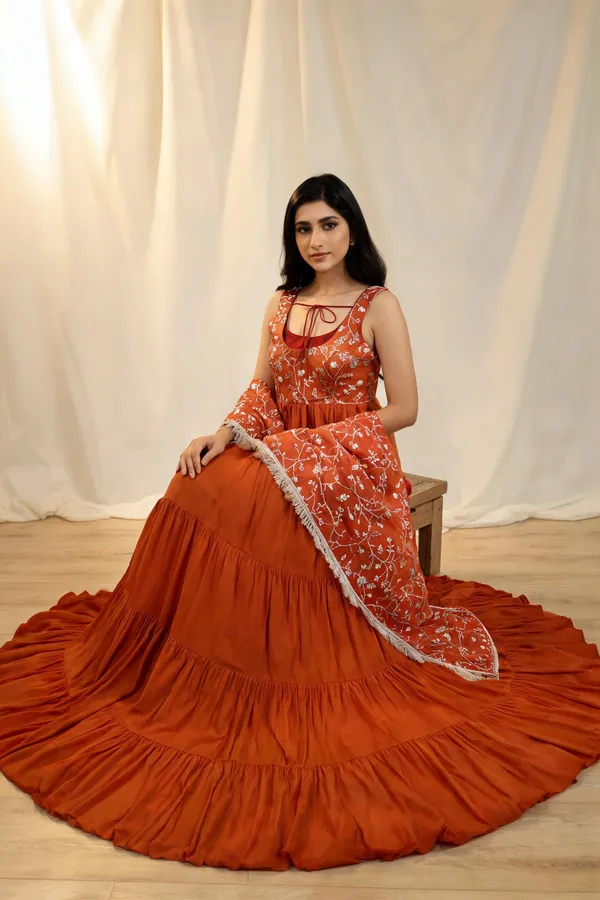 Orange_Georgette_Anarkali_For_Women