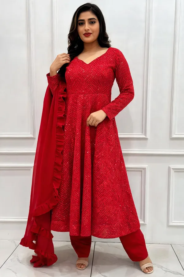 Red_Georgette_Anarkali_For_Women