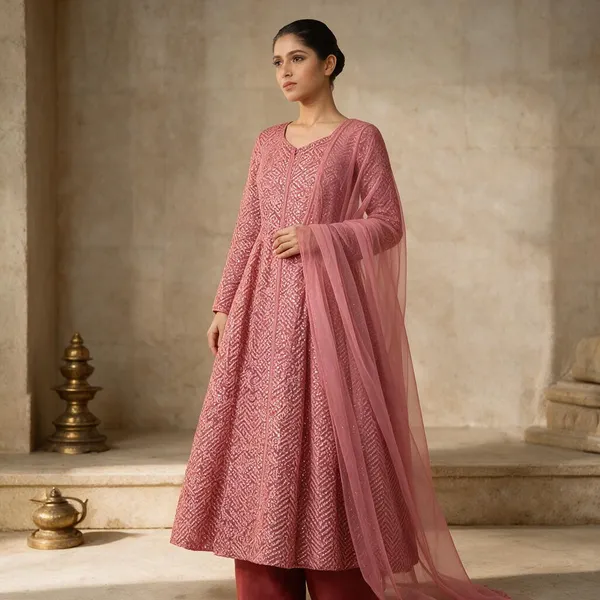Pink_Georgette_Anarkali_For_Women