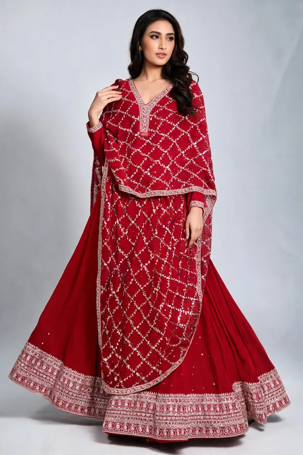 Red_Silk_Anarkali_For_Women