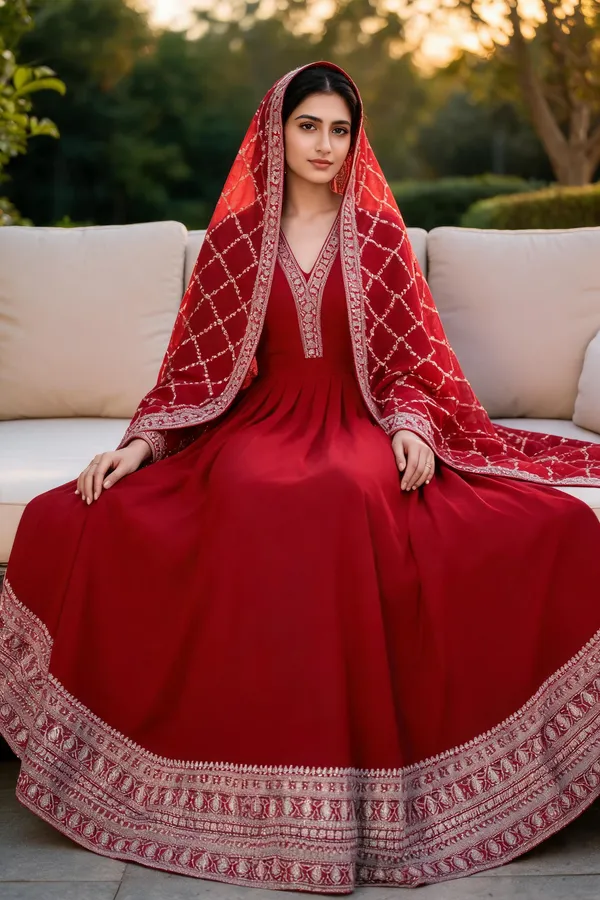Red_Silk_Anarkali_For_Women
