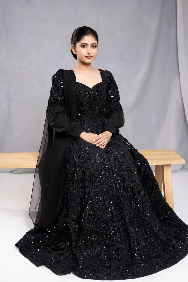 Black_Georgette_Anarkali_For_Women