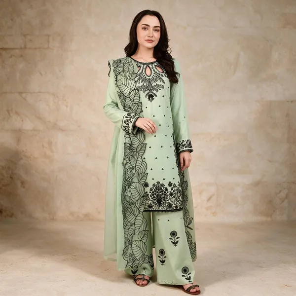 Green_Printed_Straight_Kurta_Set_for_Women