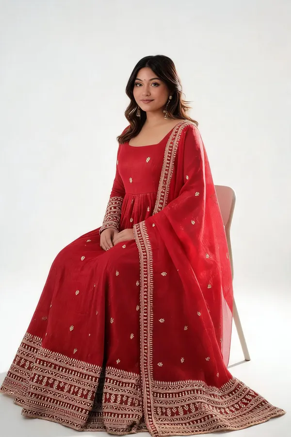 Red_Silk_Anarkali_For_Women