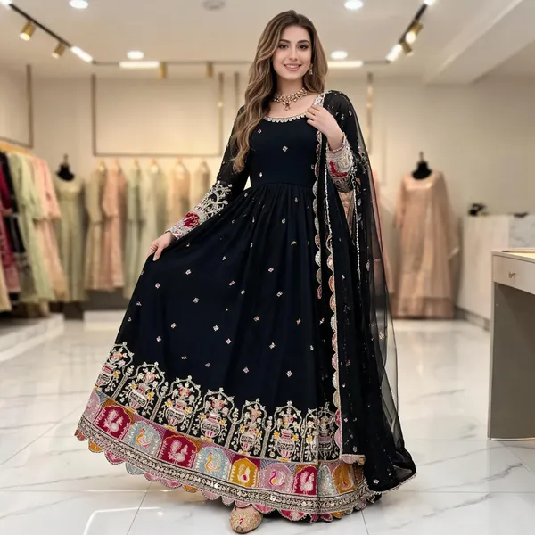 Multicolor_Embroidered_Anarkali_Suit_Set_for_Women