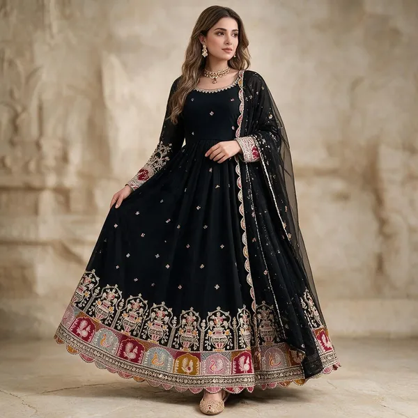 Multicolor_Embroidered_Anarkali_Suit_Set_for_Women