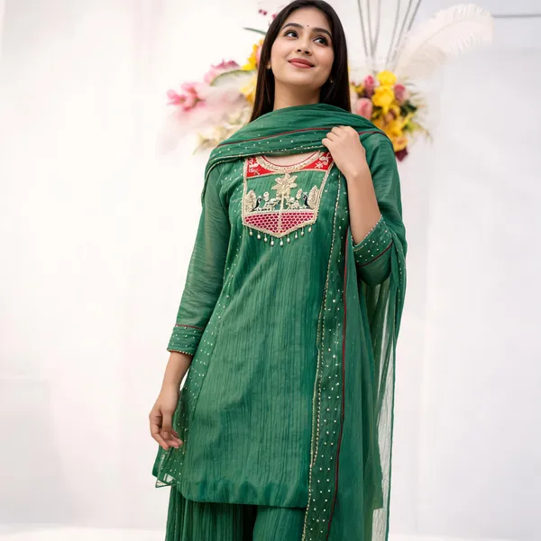 Green_Cotton_Palazzo_Pair_For_Women