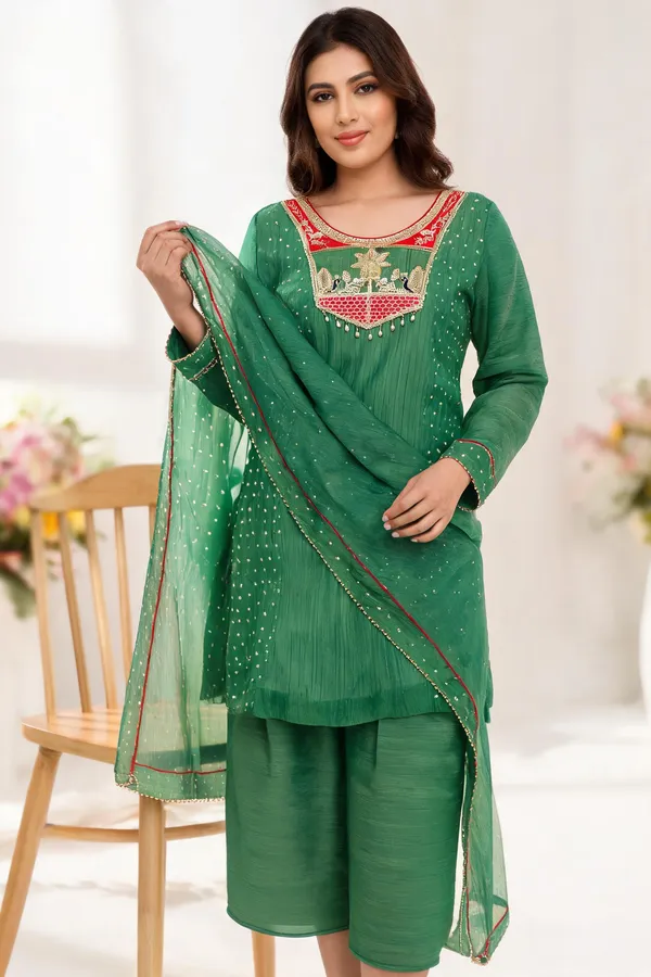 Green_Cotton_Palazzo_Pair_For_Women