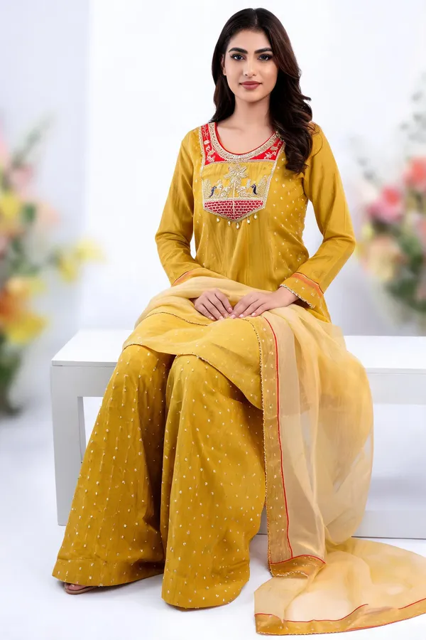 Yellow_Embroidered_Salwar_Suit_Set_for_Women