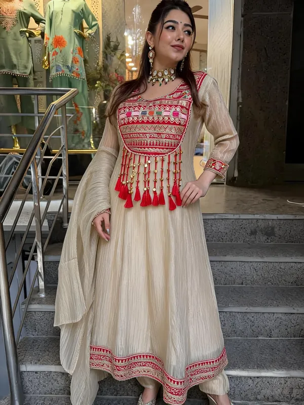Cream_Embroidered_Anarkali_Suit_Set_for_Women