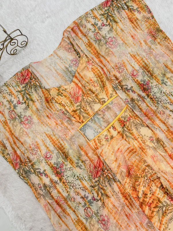 Peach_Floral_Print_Straight_Kurta_for_Women