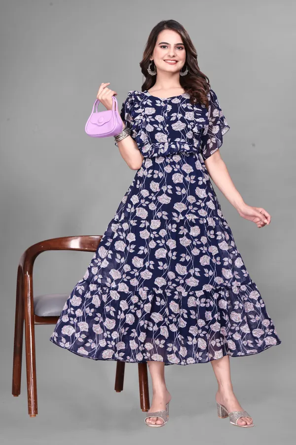 Navy_Floral_Fit_And_Flare_Dress_for_Women