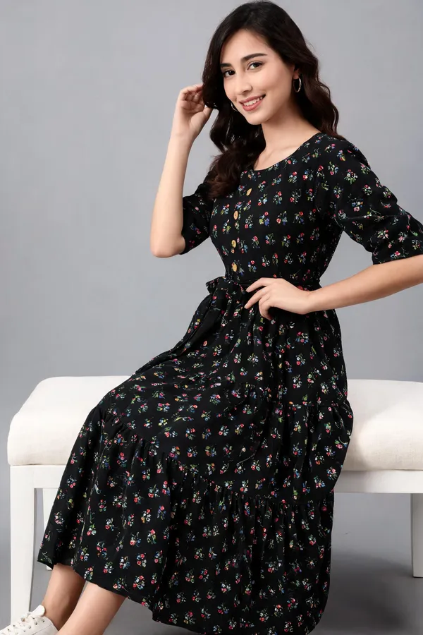 Black_Georgette_One_Piece_For_Women
