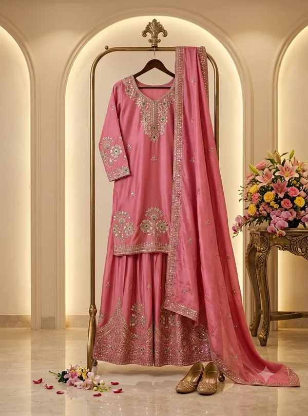Pink_Embroidered_Straight_Suit_Set_for_Women