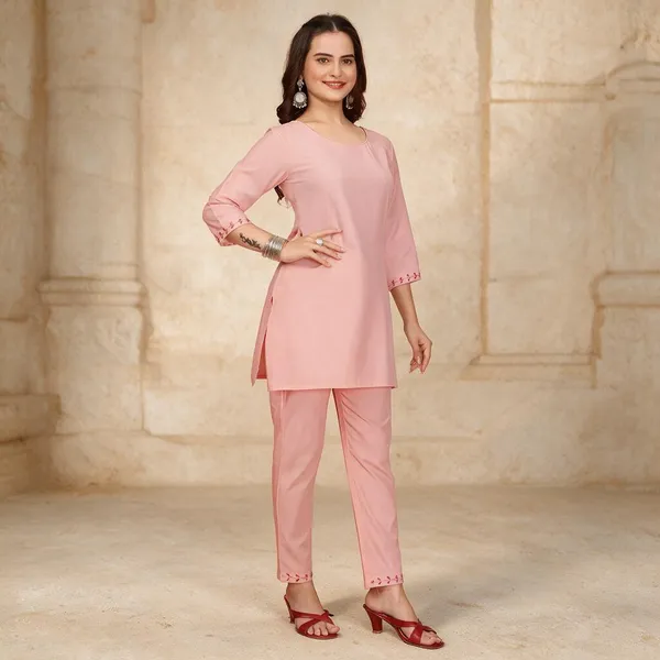 Pink_Georgette_Co-Ord_Set_For_Women