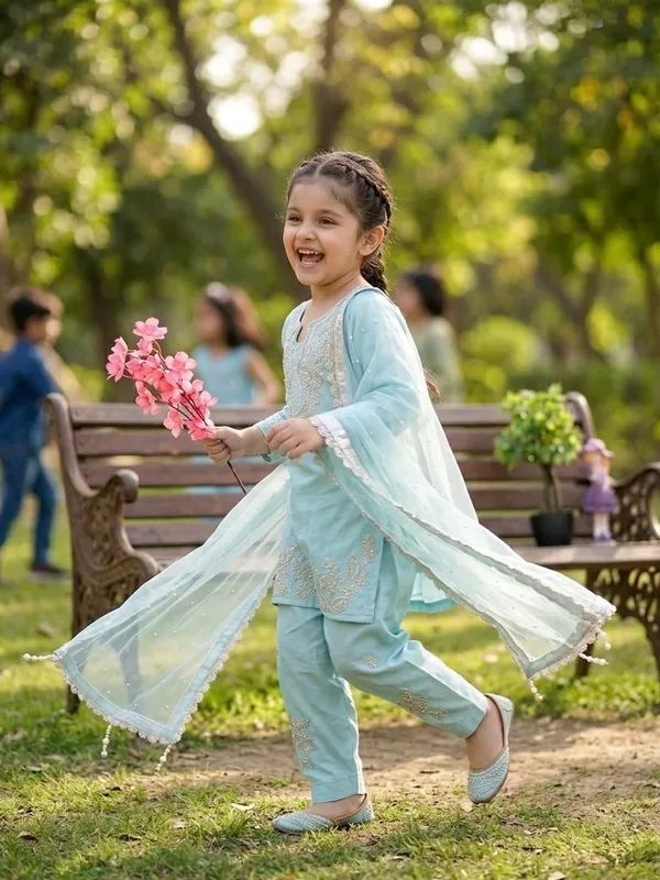 Light_Blue_Embroidered_Ethnic_Suit_Set_for_Girls