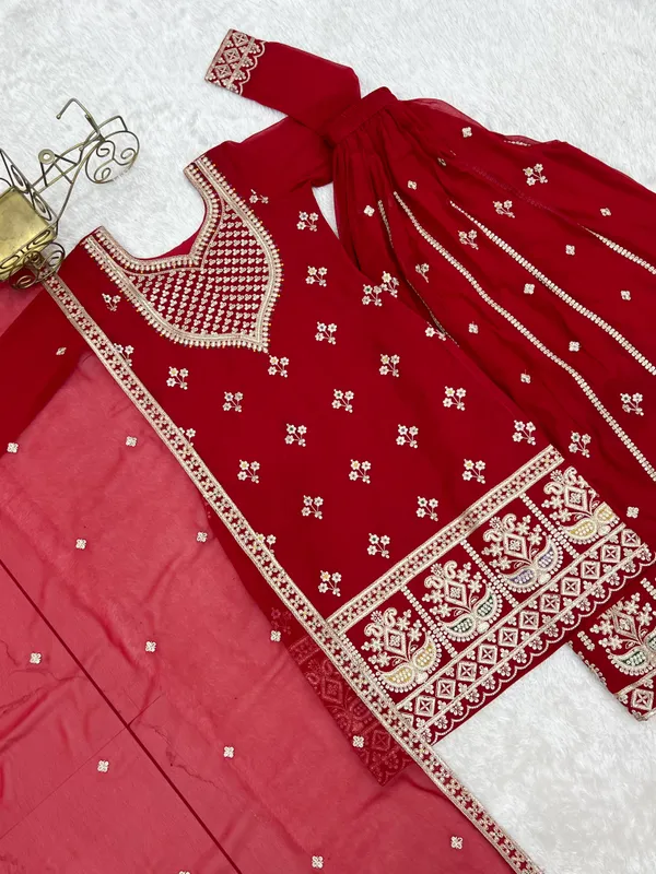 Red_Embroidered_Straight_Fit_Salwar_Suit_Set_For_Women