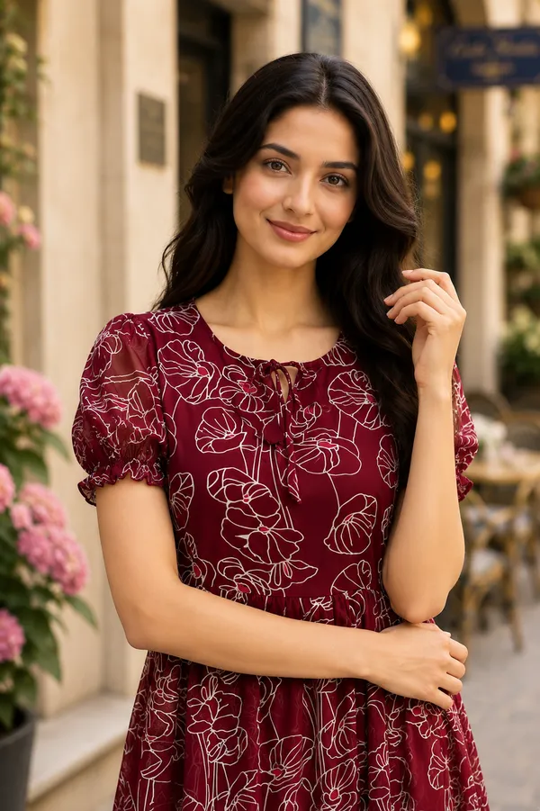 Burgundy_Floral_Print_Midi_Dress_for_Women