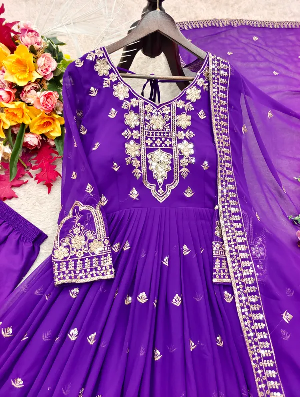 Purple_Embroidered_Anarkali_Suit_Set_for_Women