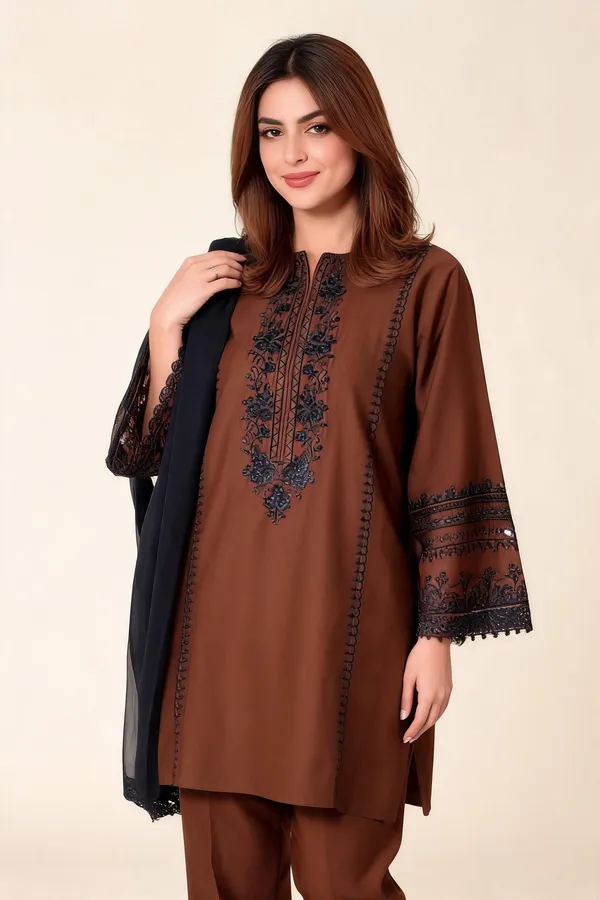 Brown_Georgette_Co-Ord_Set_For_Women