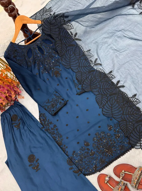 Navy_Blue_Embroidered_Kurta_Pant_Dupatta_Set_for_Women