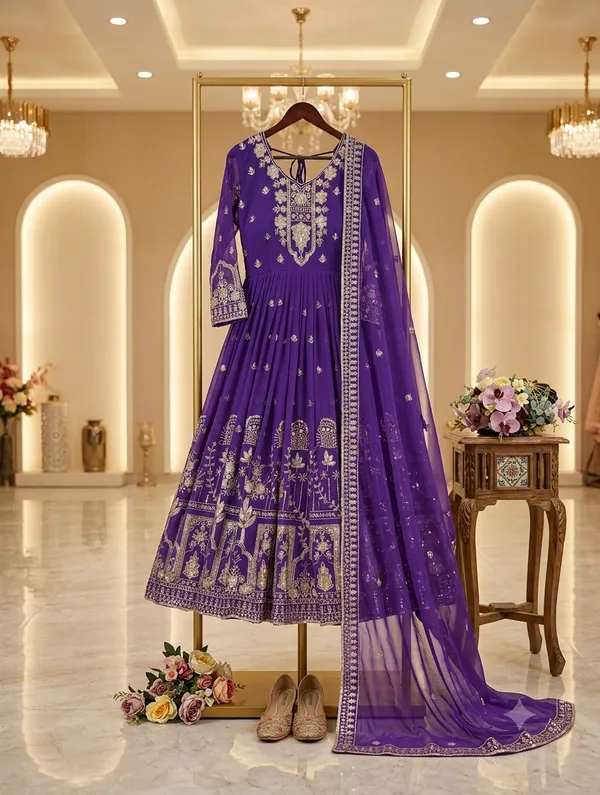 Purple_Embroidered_Anarkali_Suit_Set_for_Women