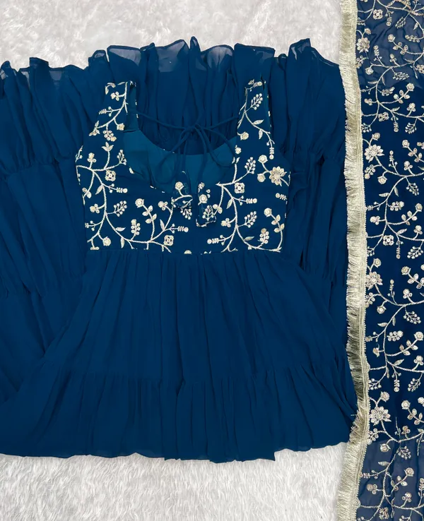 Blue_Embroidered_Anarkali_Suit_Set_for_Women