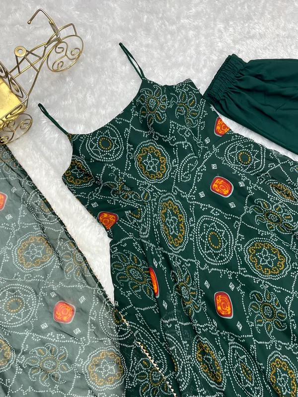 Green_Printed_Anarkali_Dress_With_Dupatta_For_Women