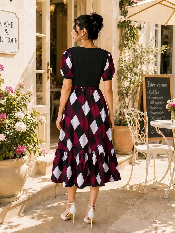 Black_Georgette_One_Piece_For_Women