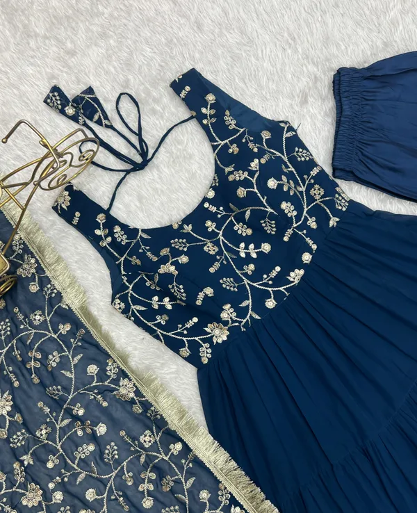Blue_Embroidered_Anarkali_Suit_Set_for_Women