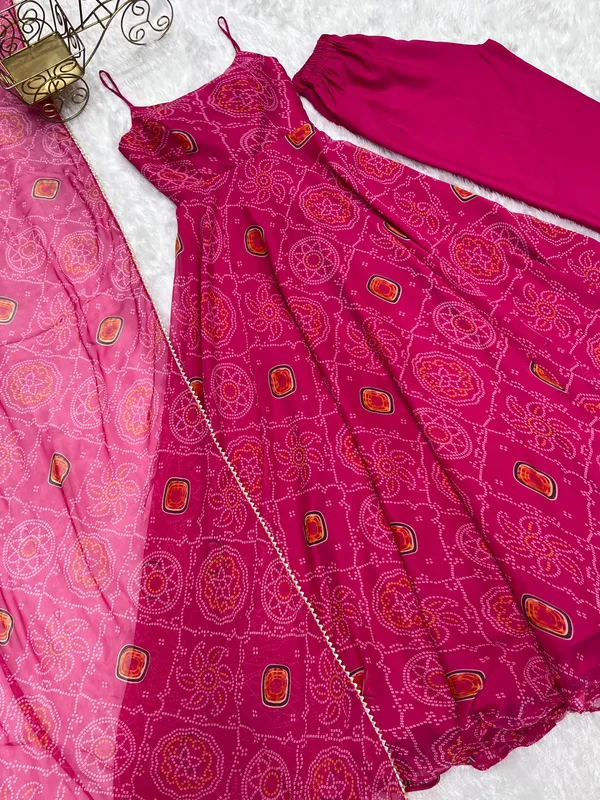 Pink_Printed_Anarkali_Gown_With_Dupatta_for_Women