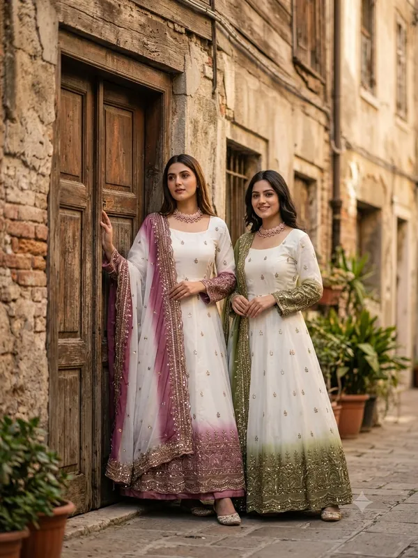 White_Embroidered_Anarkali_Suit_Set_for_Women