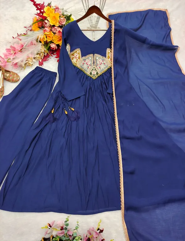 Navy_Embroidered_Anarkali_Suit_Set_for_Women