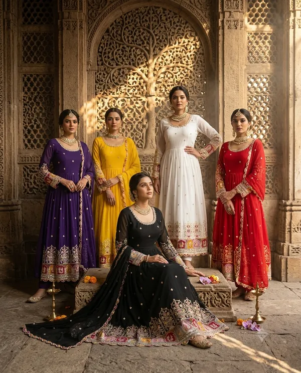 Multicolor_Embroidered_Anarkali_Suit_Set_for_Women
