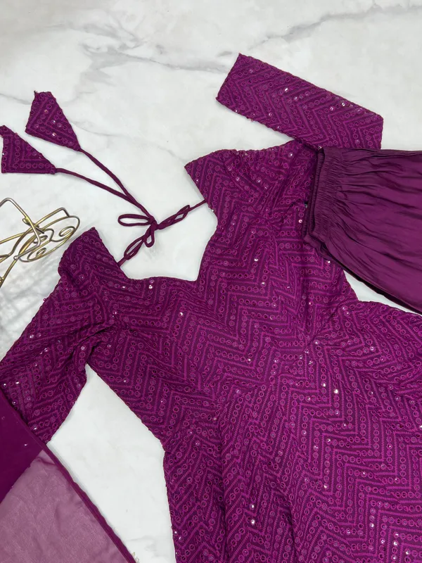 Purple_Embellished_Anarkali_Suit_Set_for_Women