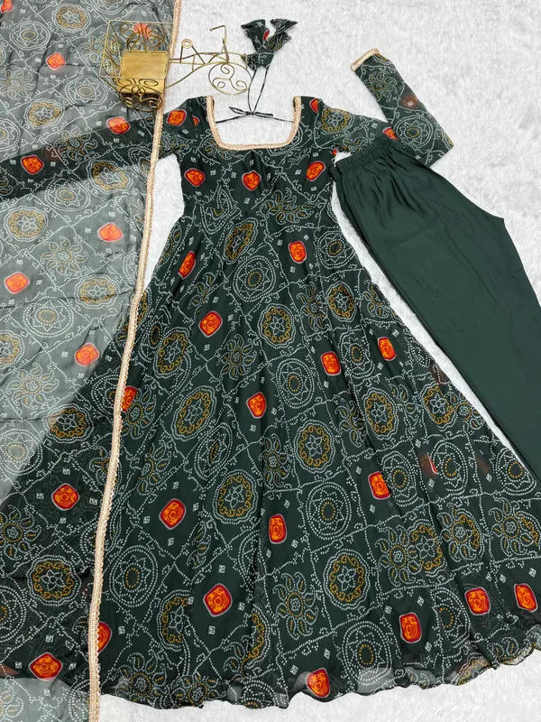 Green_Chiffon_Bandhej_Anarkali_Gown_Set_for_Women